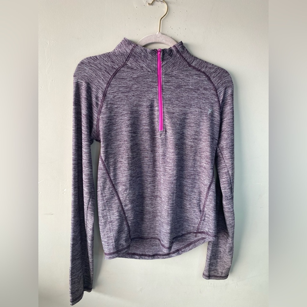 OLD NAVY women's Athletic long-sleeved, quarter-zip pullover top XL